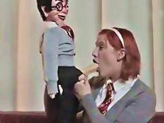 Redhead Doll Toys Her Pussy With The Help Of A Doll